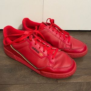 Adidas Continental 80 Shoes in Red